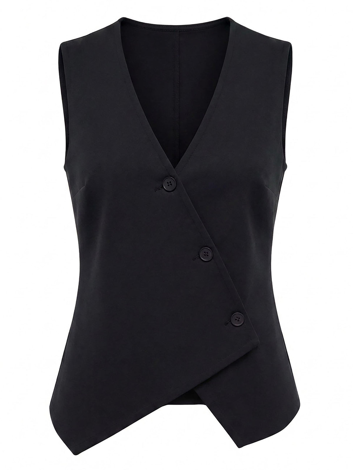 Beck Fitted Waistcoat - Black