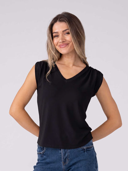 Katya Modal Top - Black
