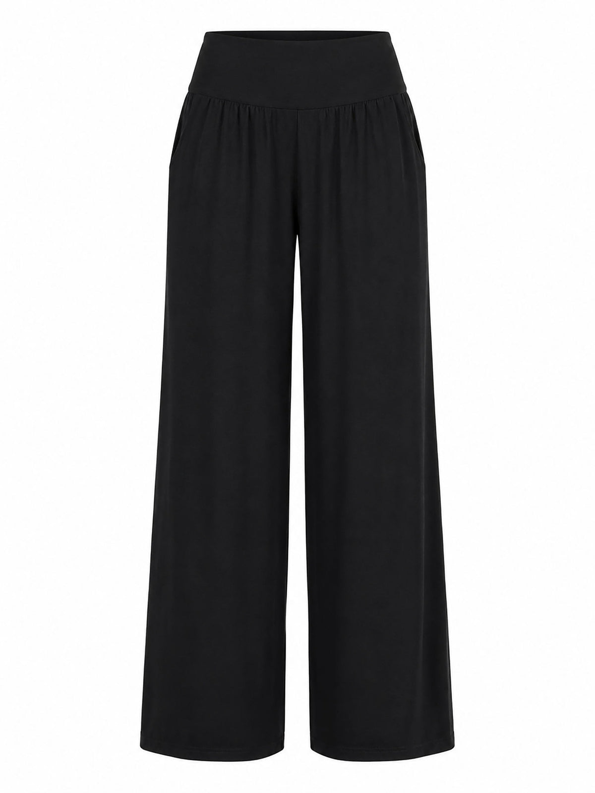 Nomad Modal Wide Leg Pant - Black