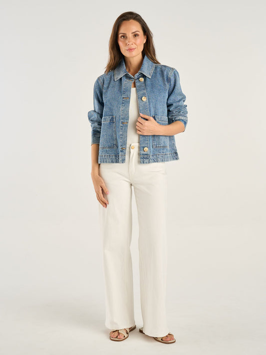 Mavi Denim Jacket - Vintage Wash Blue
