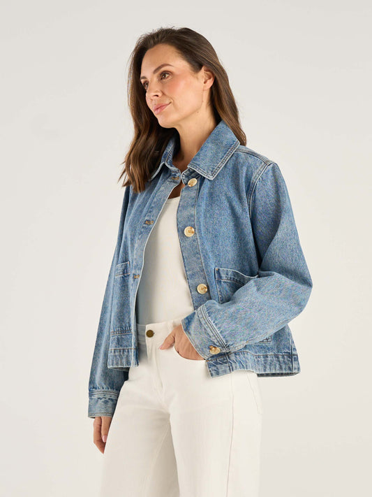 Mavi Denim Jacket - Vintage Wash Blue