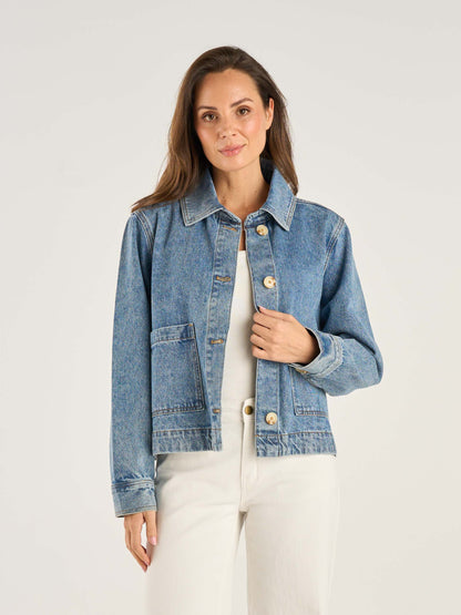 Mavi Denim Jacket - Vintage Wash Blue